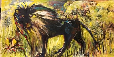 LEO IN HEMLOCK FOREST
SOLD
